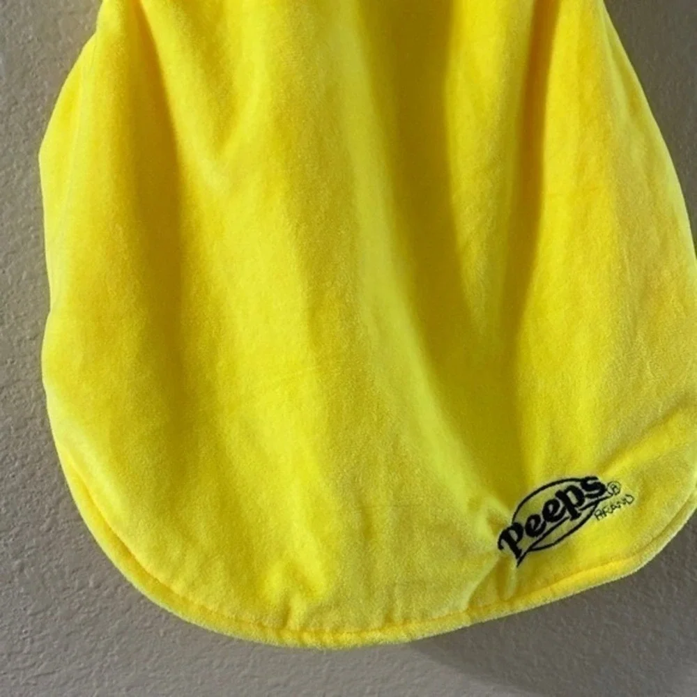 Peeps SZ Large Yellow Hooded Dog Costume Halloween Easter 22